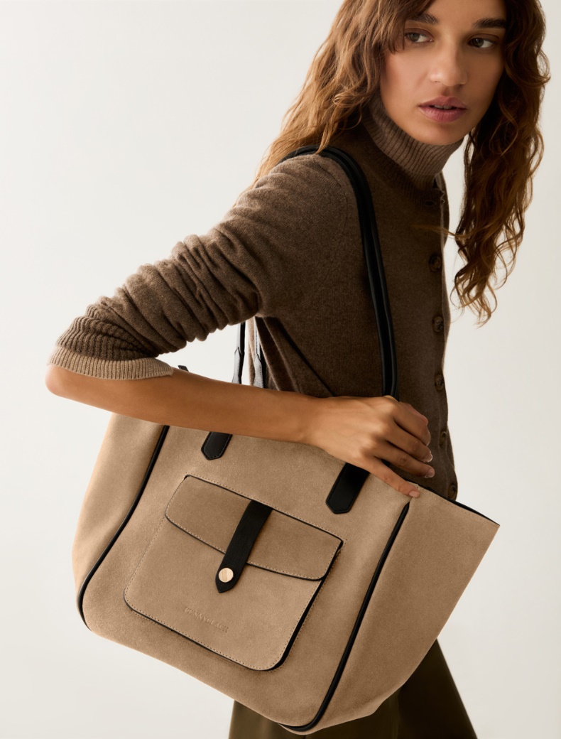 Suede tote bag - Pennyblack - 5