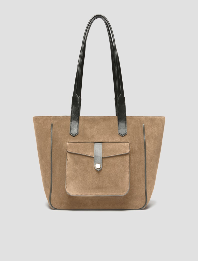Suede tote bag - Pennyblack