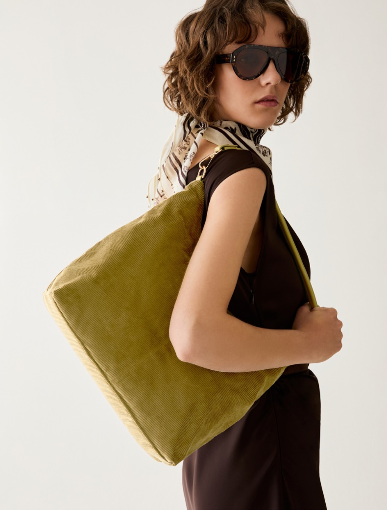 Corduroy hobo bag - Pennyblack - 5