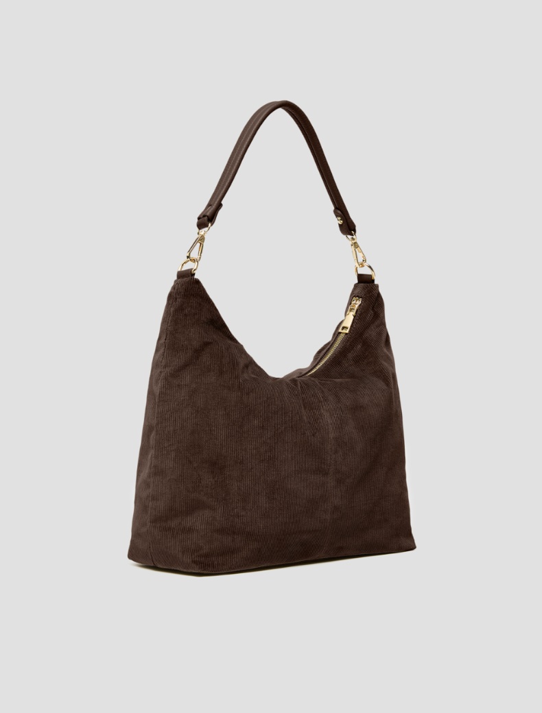 Corduroy hobo bag - Pennyblack - 2