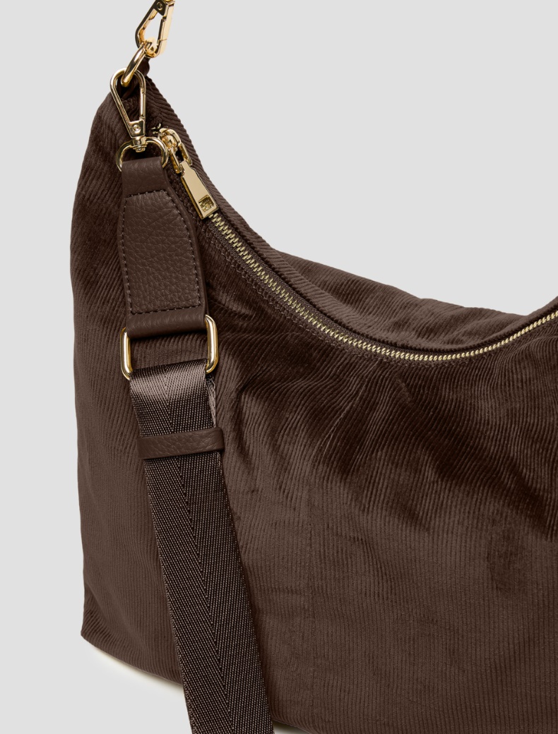 Corduroy hobo bag - Pennyblack - 3