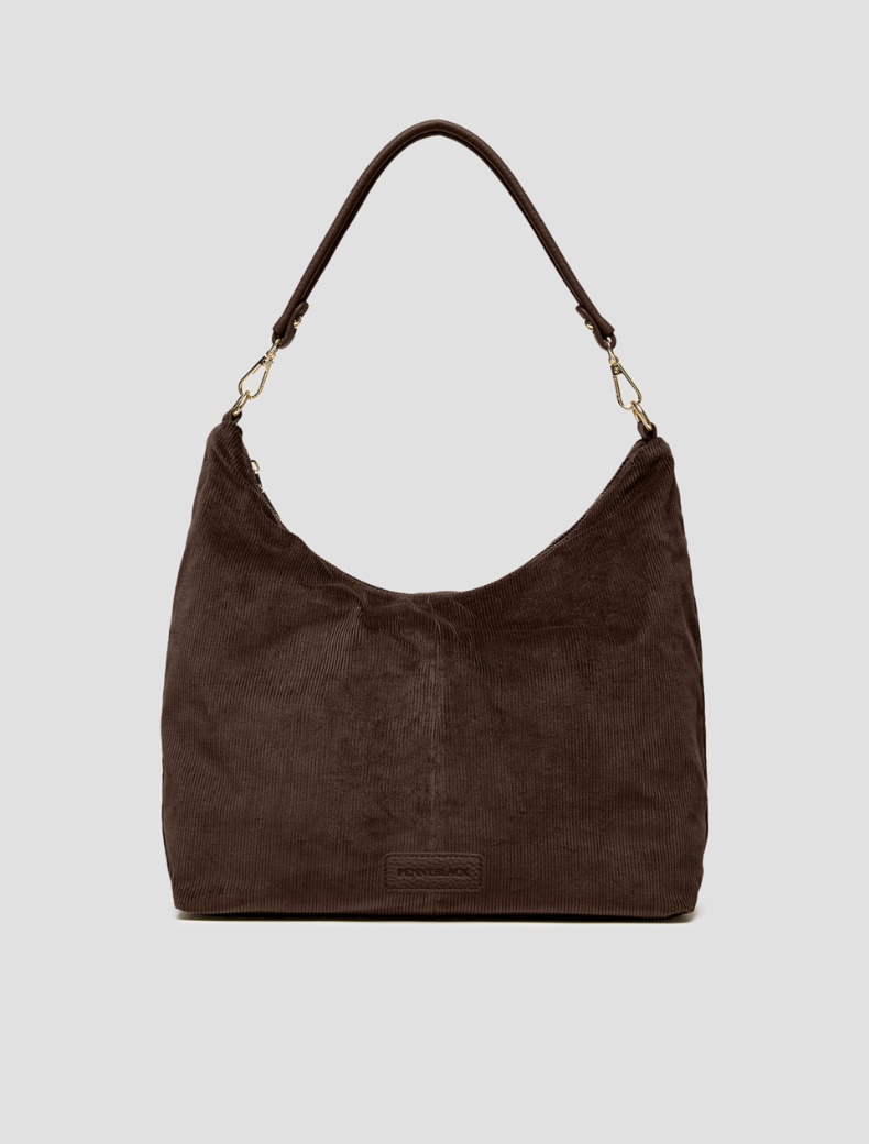 Corduroy hobo bag - Pennyblack - 6