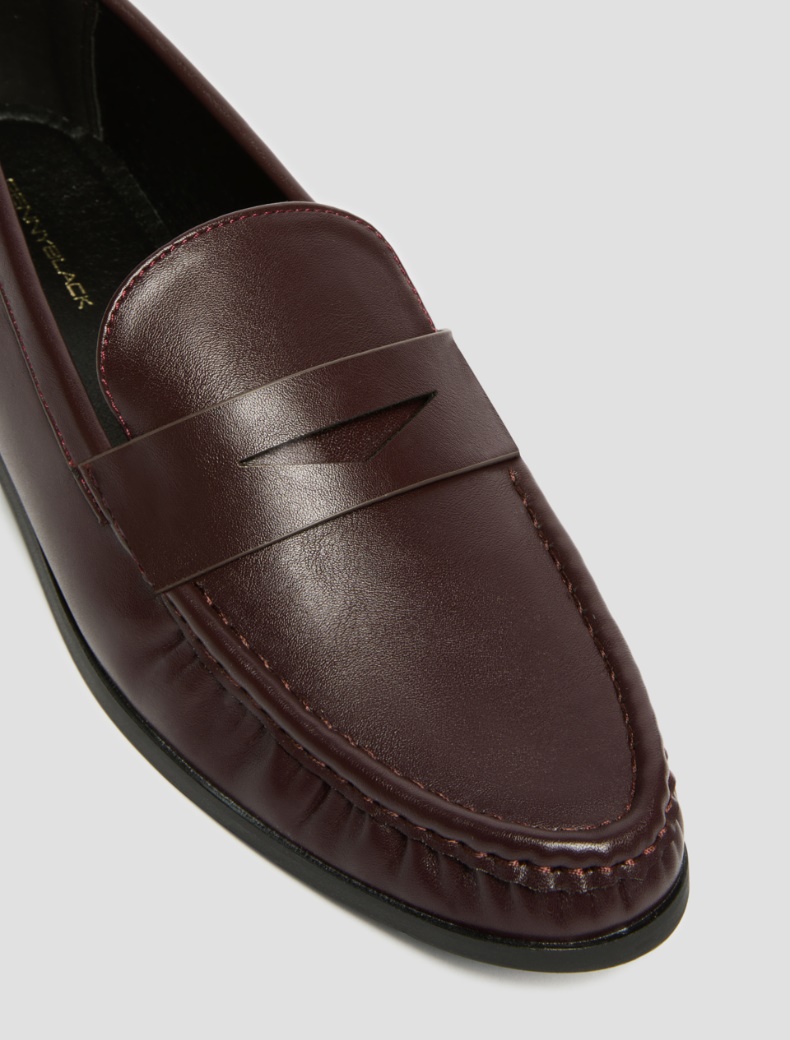 Penny loafers - BORDEAUX - pennyblack