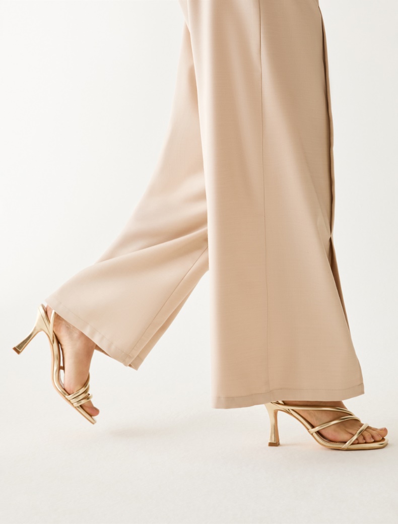 Laminated sandals - GOLD - pennyblack