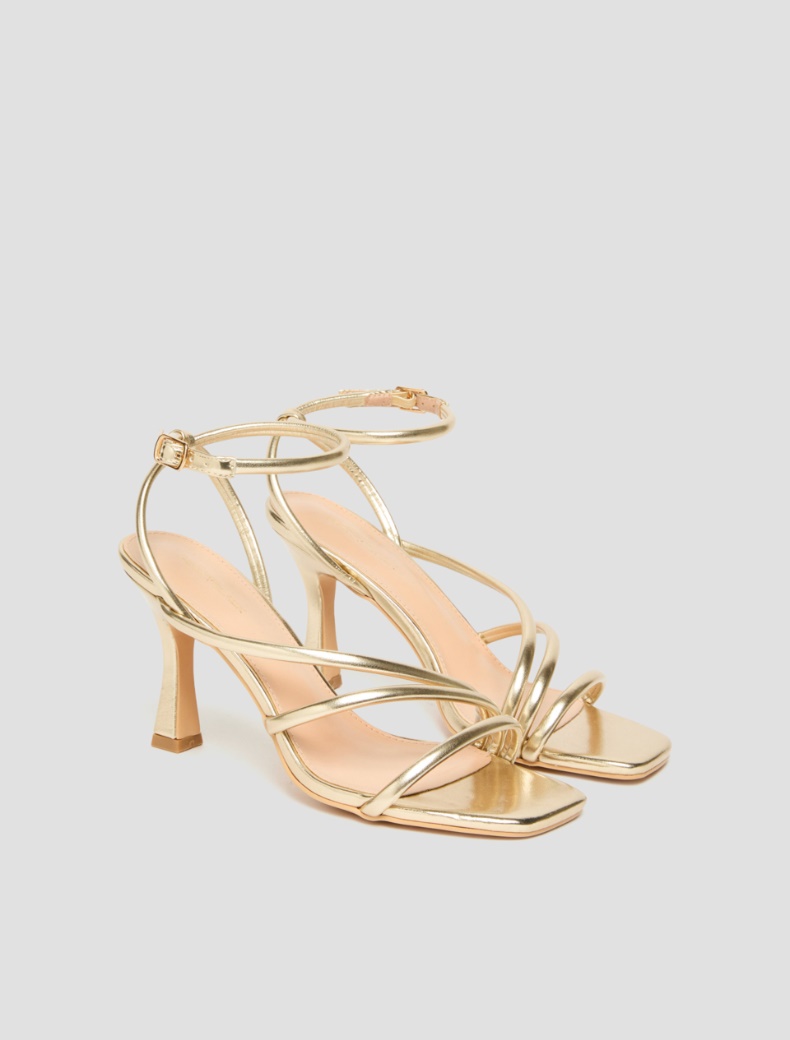 Laminated sandals - GOLD - pennyblack