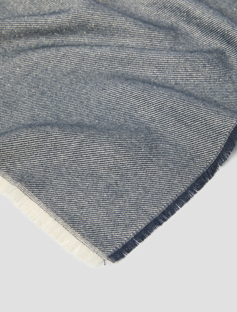 Colour-block lurex stole - Pennyblack - 2