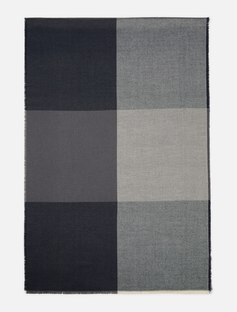 Colour-block lurex stole - Pennyblack