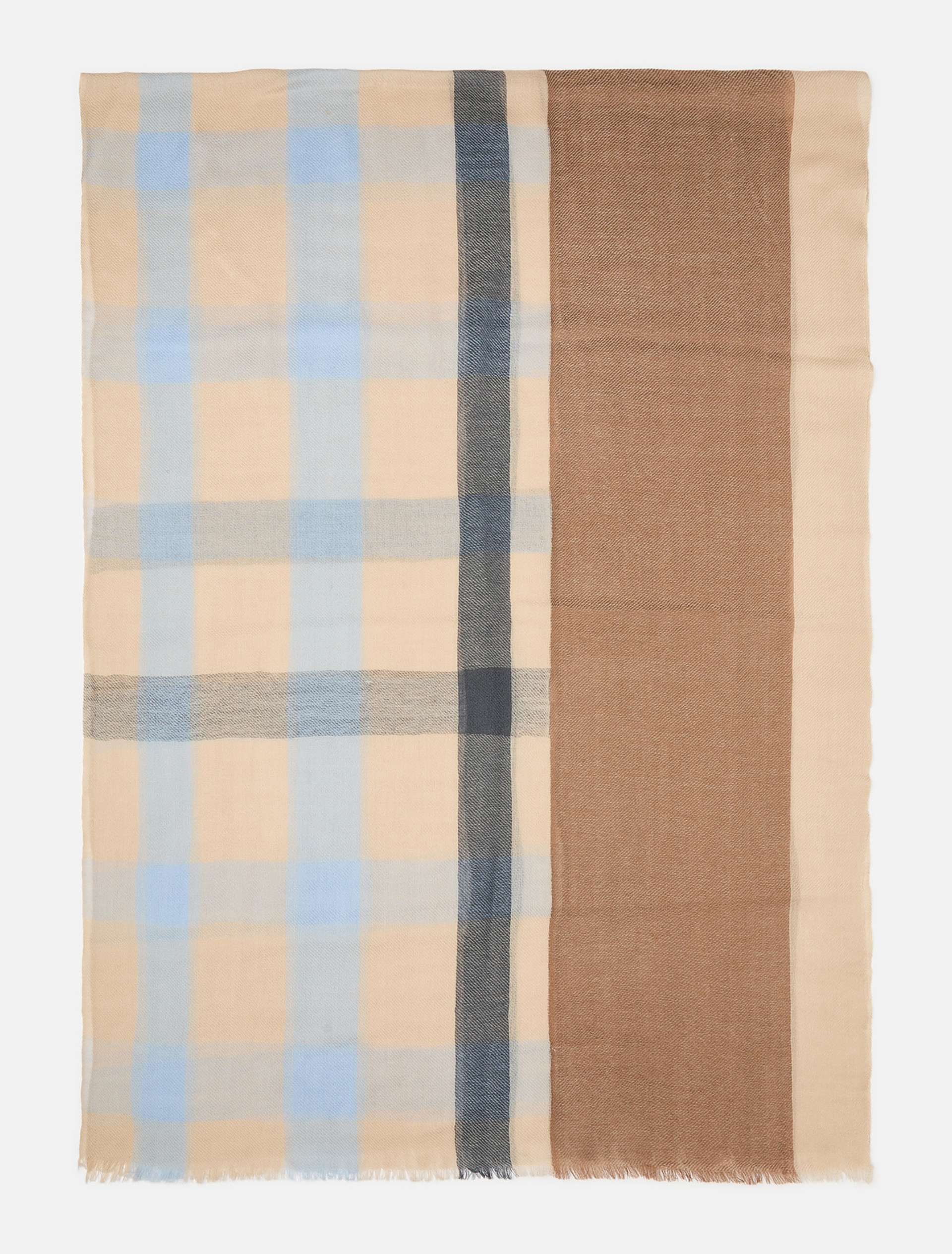 Pure wool gauze stole - LIGHT BLUE - Pennyblack - 1