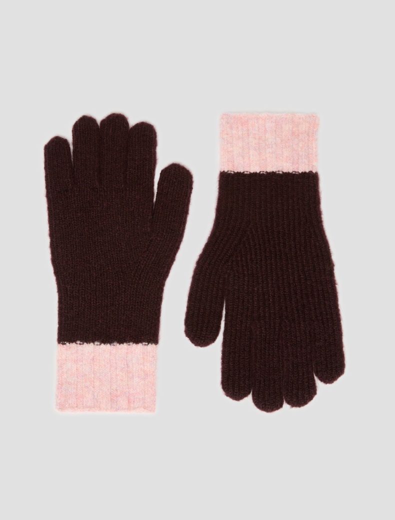 Colour-block gloves - Pennyblack