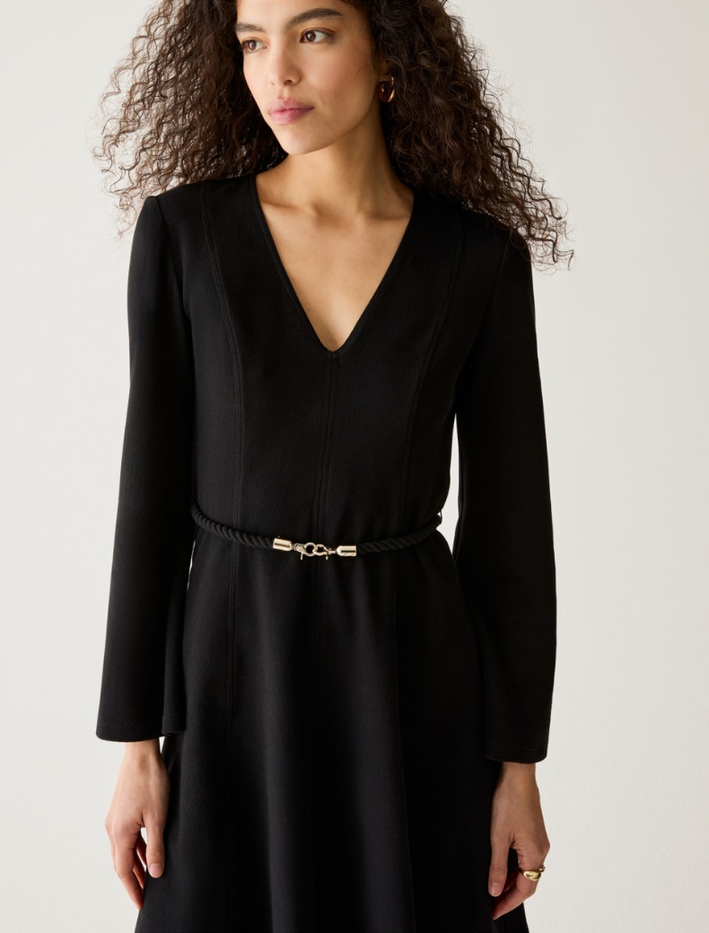 Cut-and-flare jersey dress - Pennyblack - 4