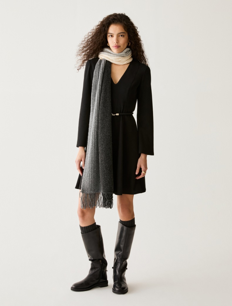 Cut-and-flare jersey dress - Pennyblack - 5