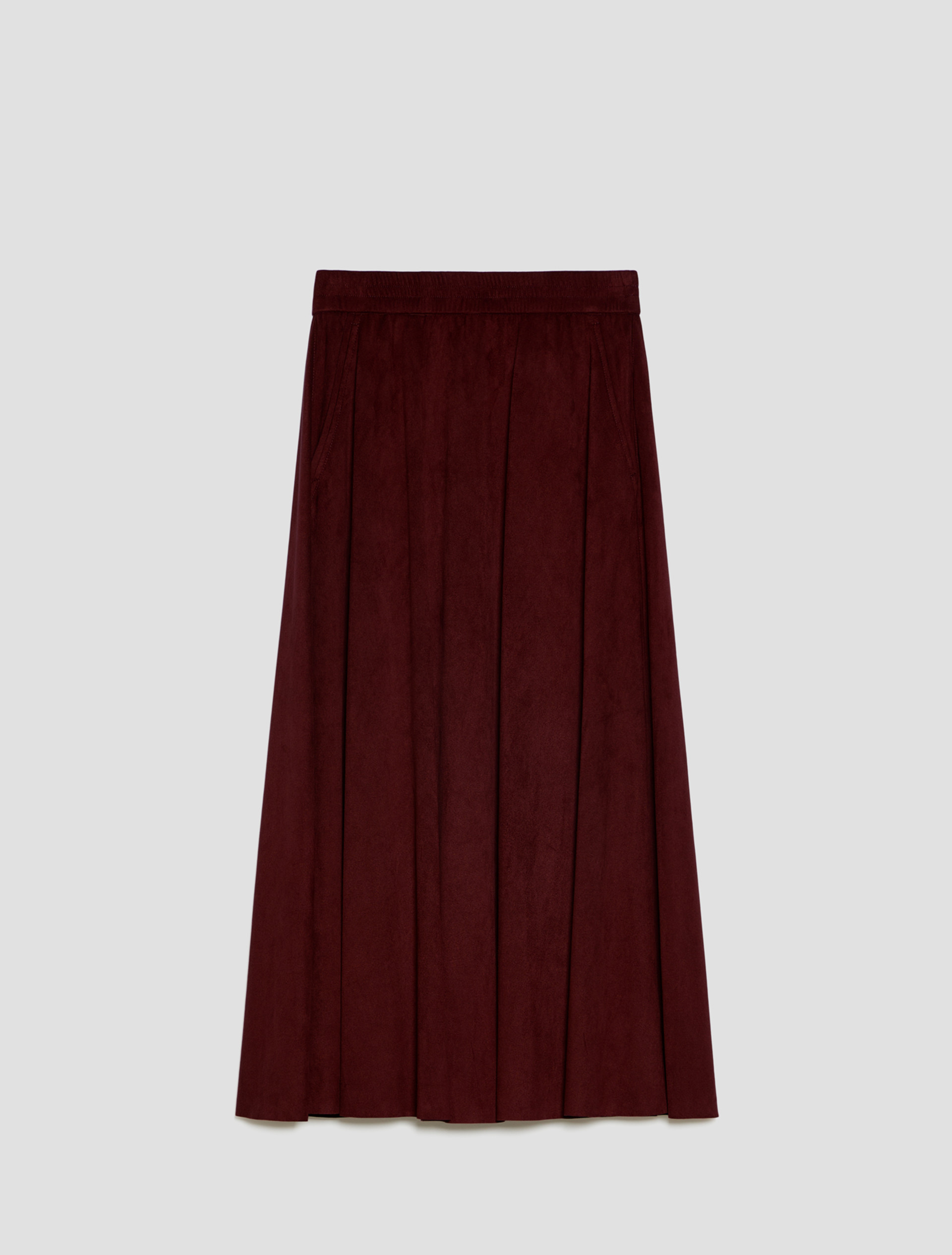 Jersey midi skirt - BORDEAUX - Pennyblack - 2