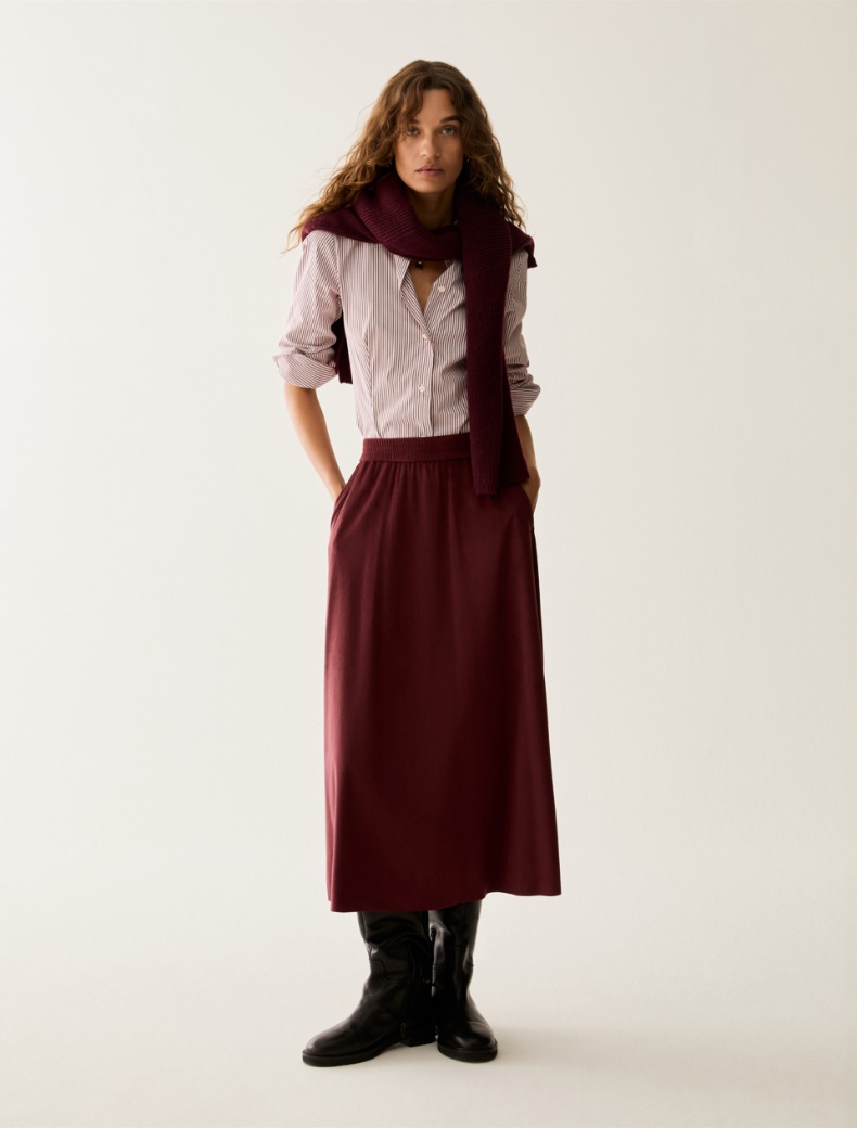 Jersey midi skirt - Pennyblack
