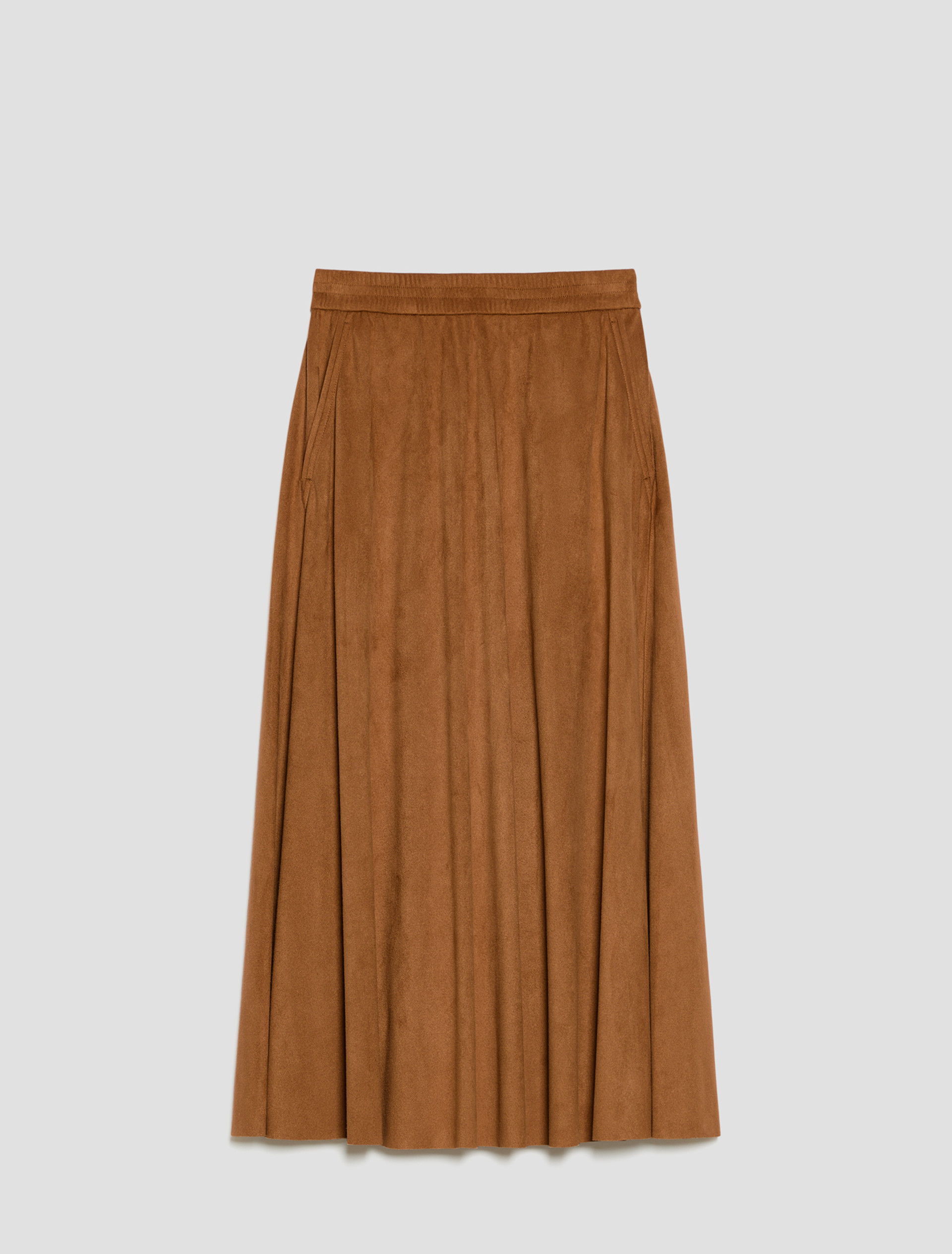 Jersey midi skirt - CAMEL - Pennyblack - 2