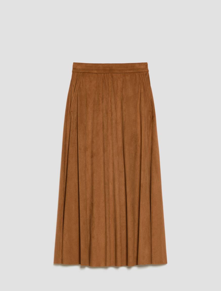 Jersey midi skirt - CAMEL - Pennyblack - 2