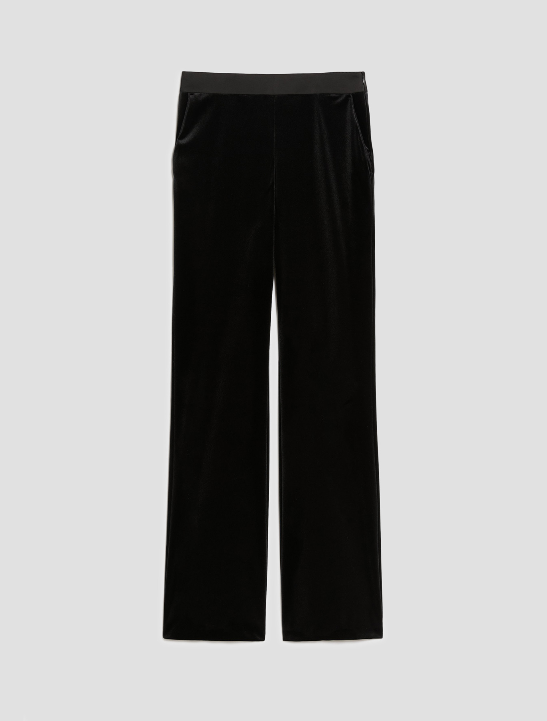 Velvet jersey trousers - BLACK - Pennyblack - 2