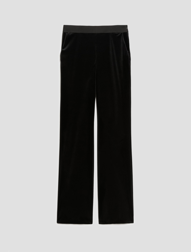 Velvet jersey trousers - Pennyblack - 2