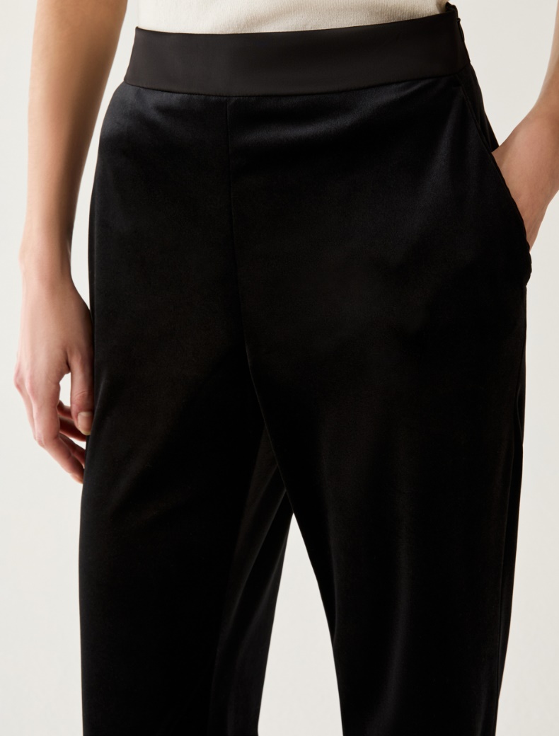 Velvet jersey trousers - Pennyblack - 4