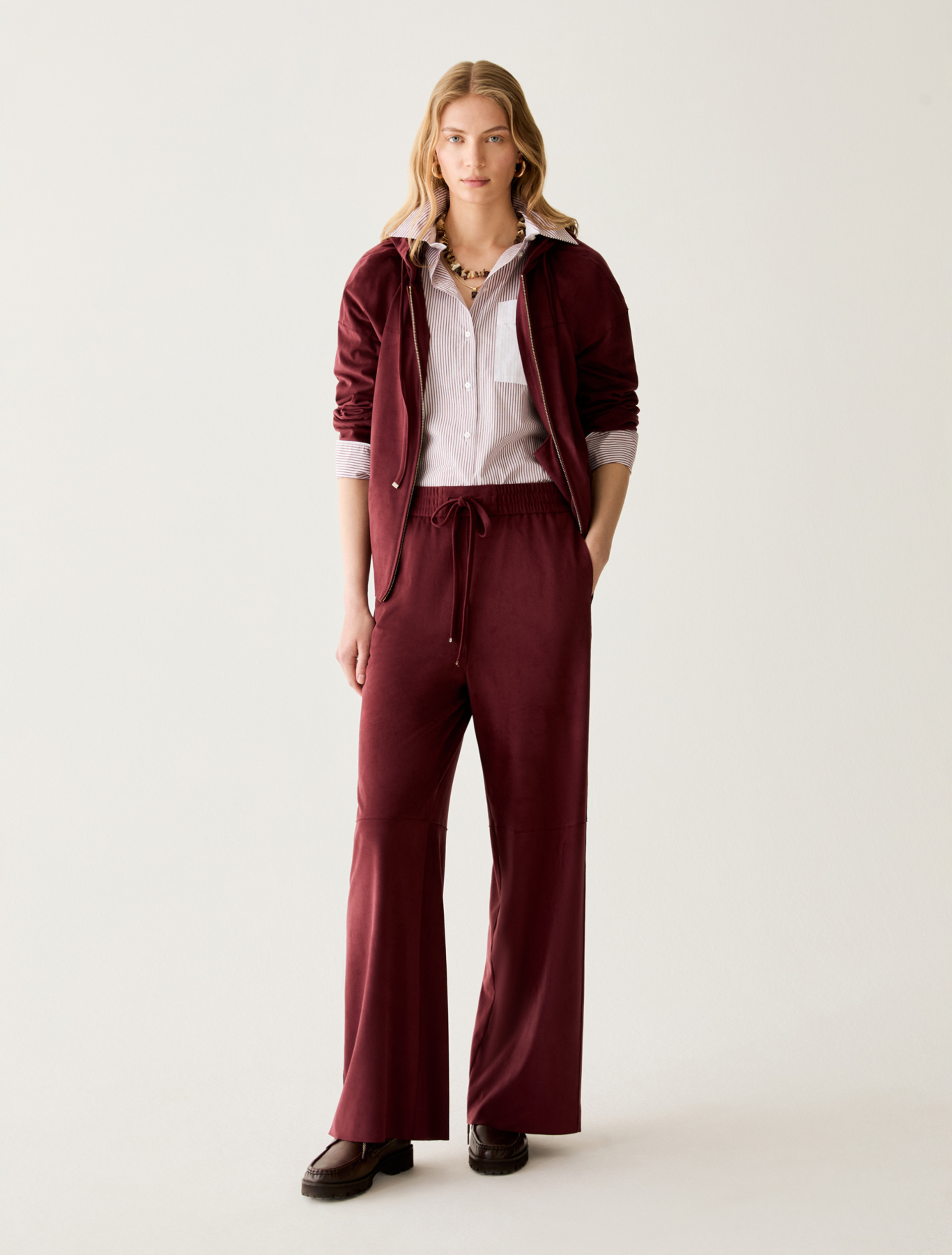 Jersey joggers - BORDEAUX - Pennyblack - 1