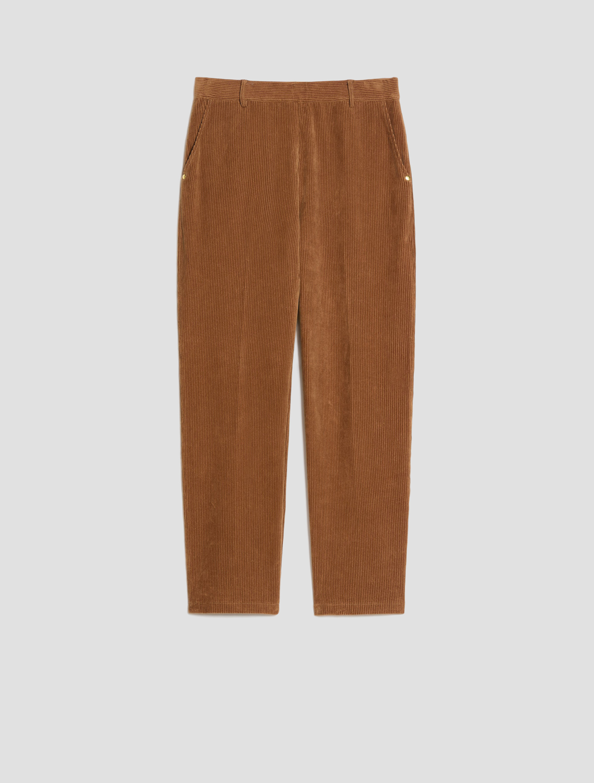 Velvet jersey trousers - CAMEL - Pennyblack - 2