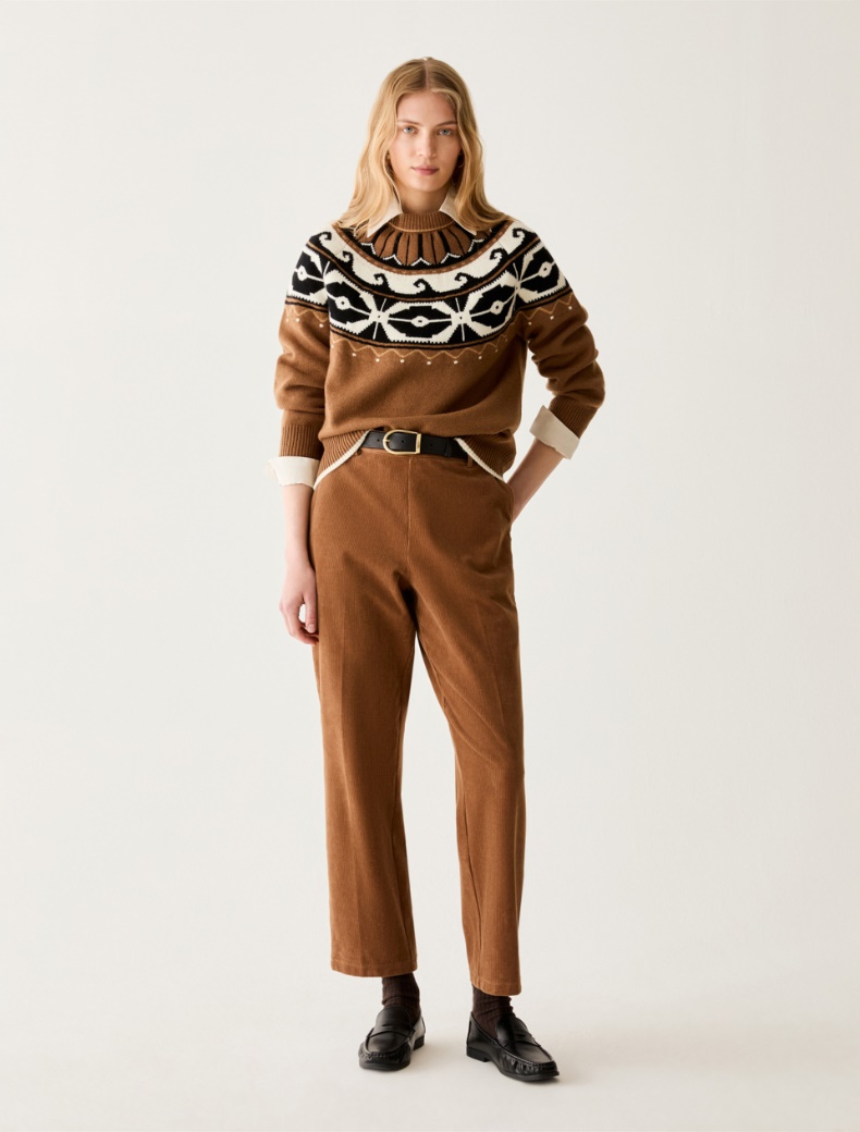 Velvet jersey trousers - Pennyblack