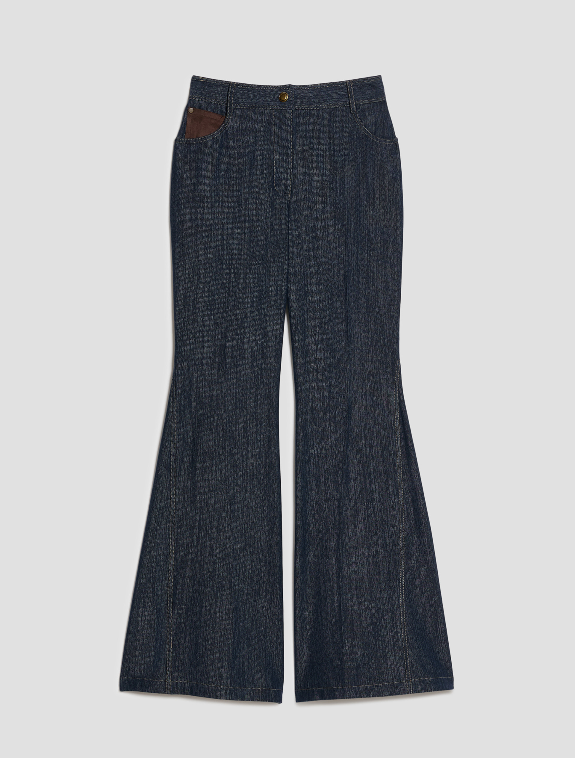 Flare-cut jersey jeans - MIDNIGHTBLUE - Pennyblack - 2
