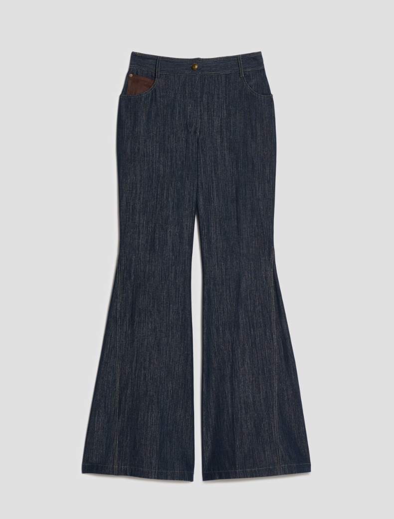 Flare-cut jersey jeans - Pennyblack - 2