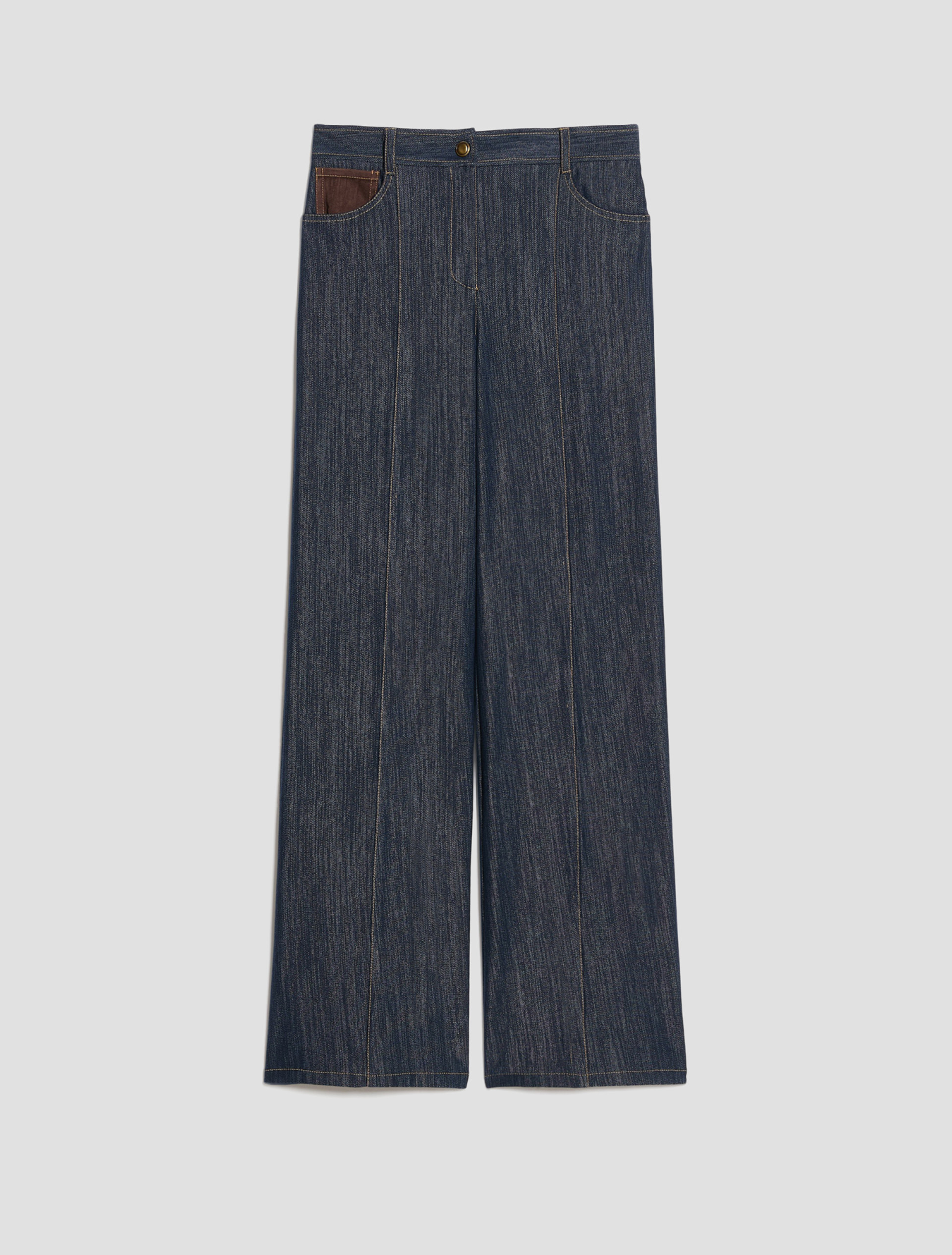 Straight-leg jersey jeans - MIDNIGHTBLUE - Pennyblack - 2