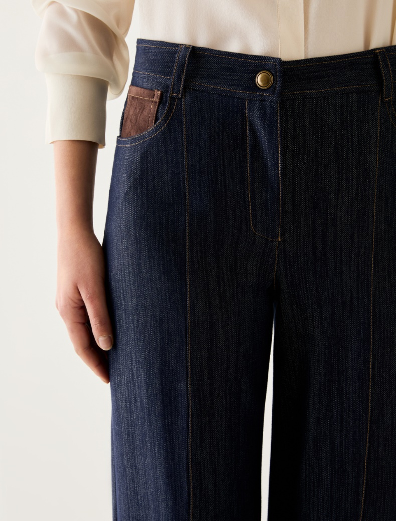 Straight-leg jersey jeans - Pennyblack - 4