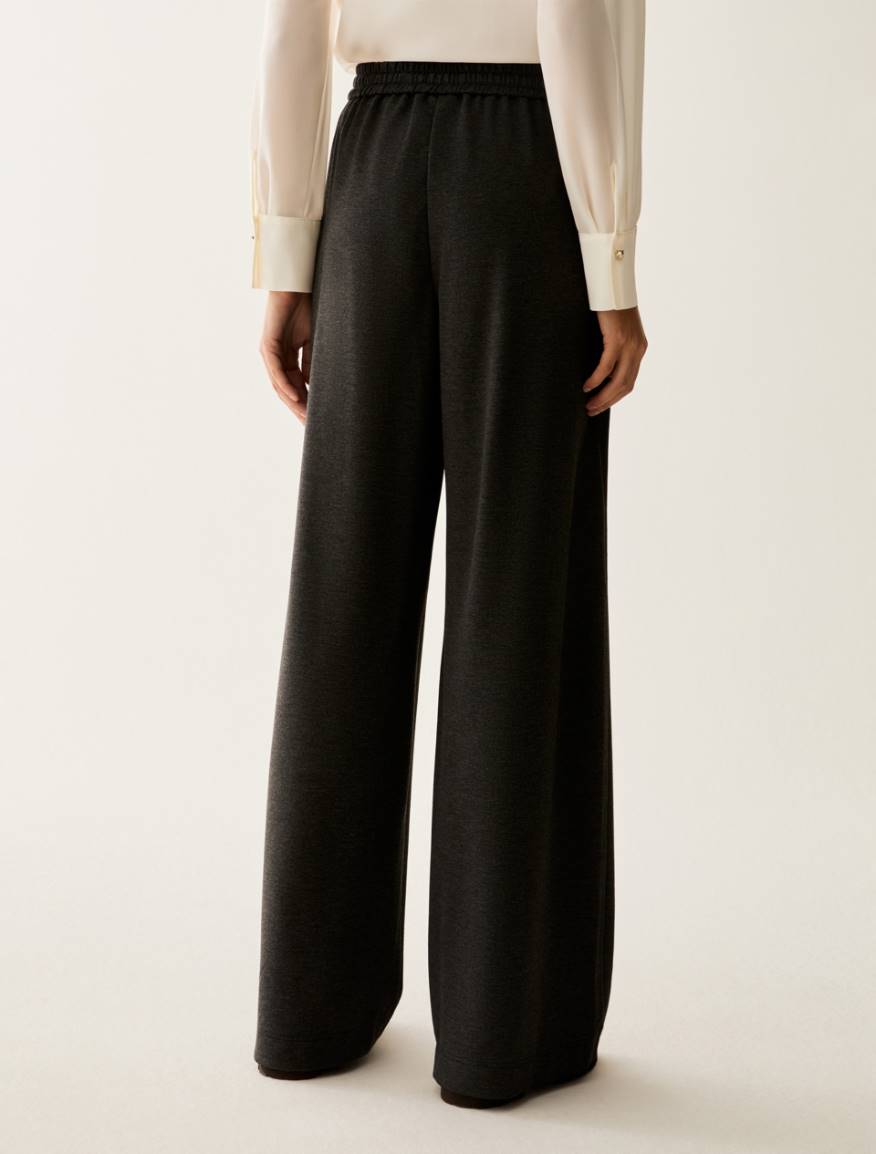 Milan stitch jersey joggers - MELANGE GREY - Pennyblack - 3