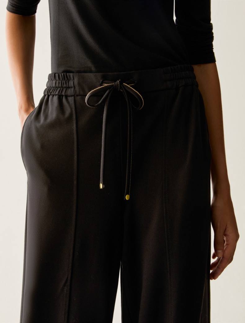 Milan stitch jersey joggers - Pennyblack - 4
