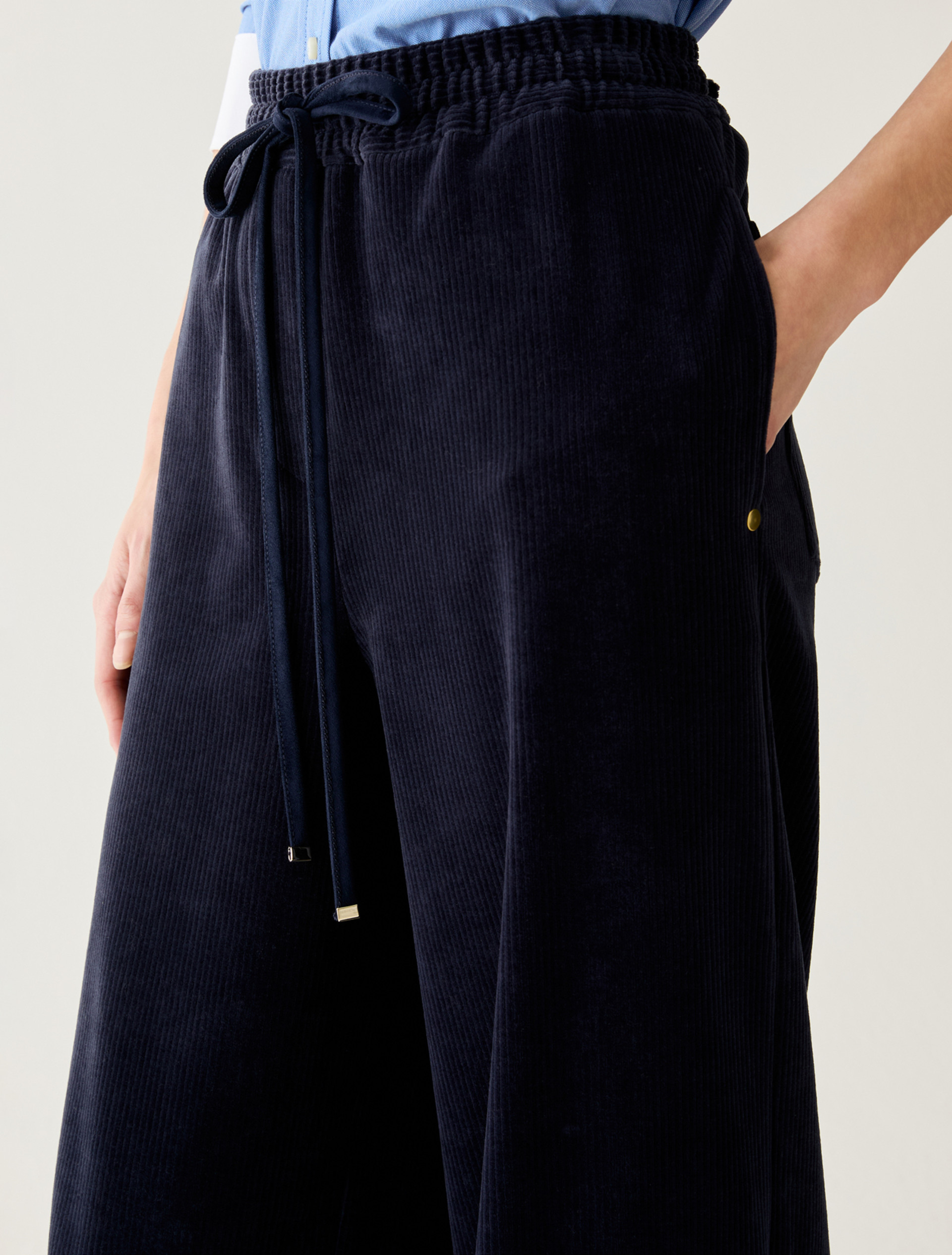 Velvet jersey joggers - NAVY - Pennyblack - 4
