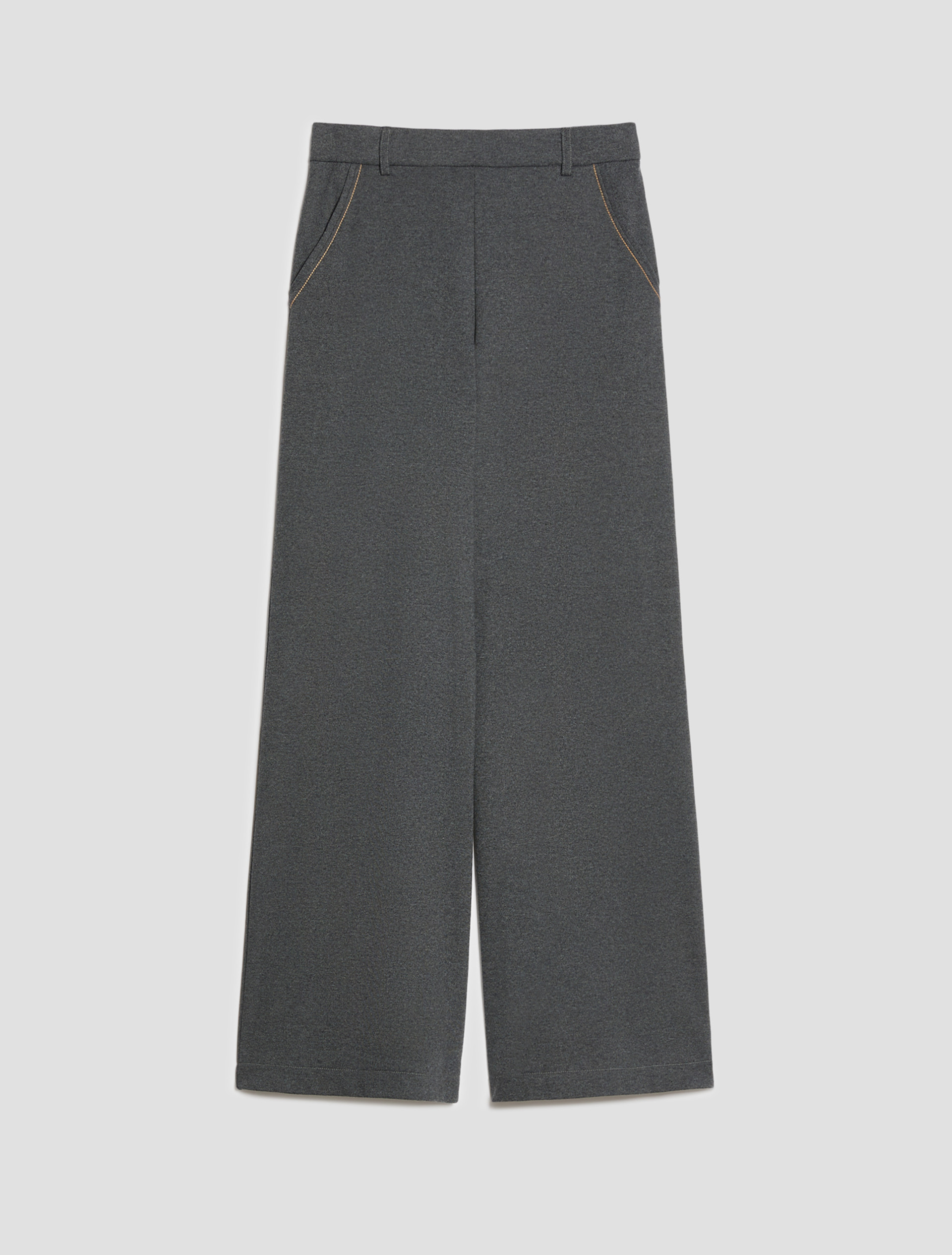 Flannel jersey trousers - MELANGE GREY - Pennyblack - 2