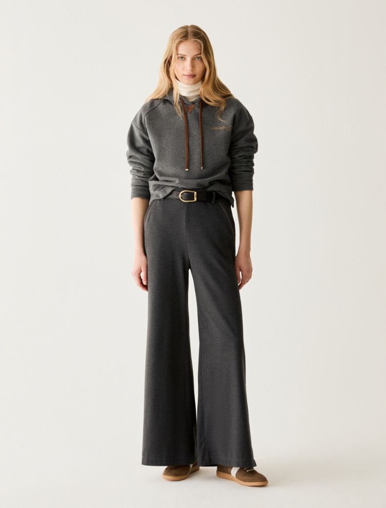 Flannel jersey trousers - Pennyblack