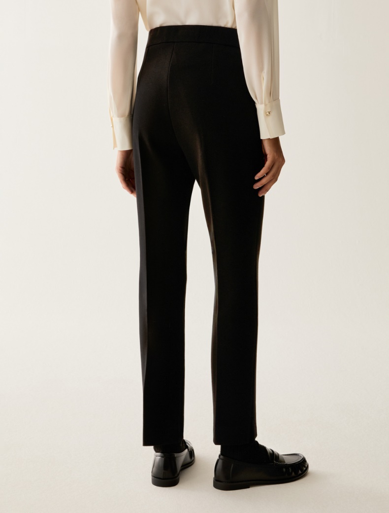 Skinny piqué jersey trousers - Pennyblack - 3