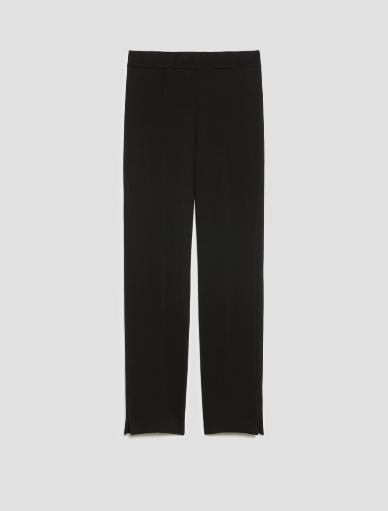 Skinny piqué jersey trousers - Pennyblack - 8
