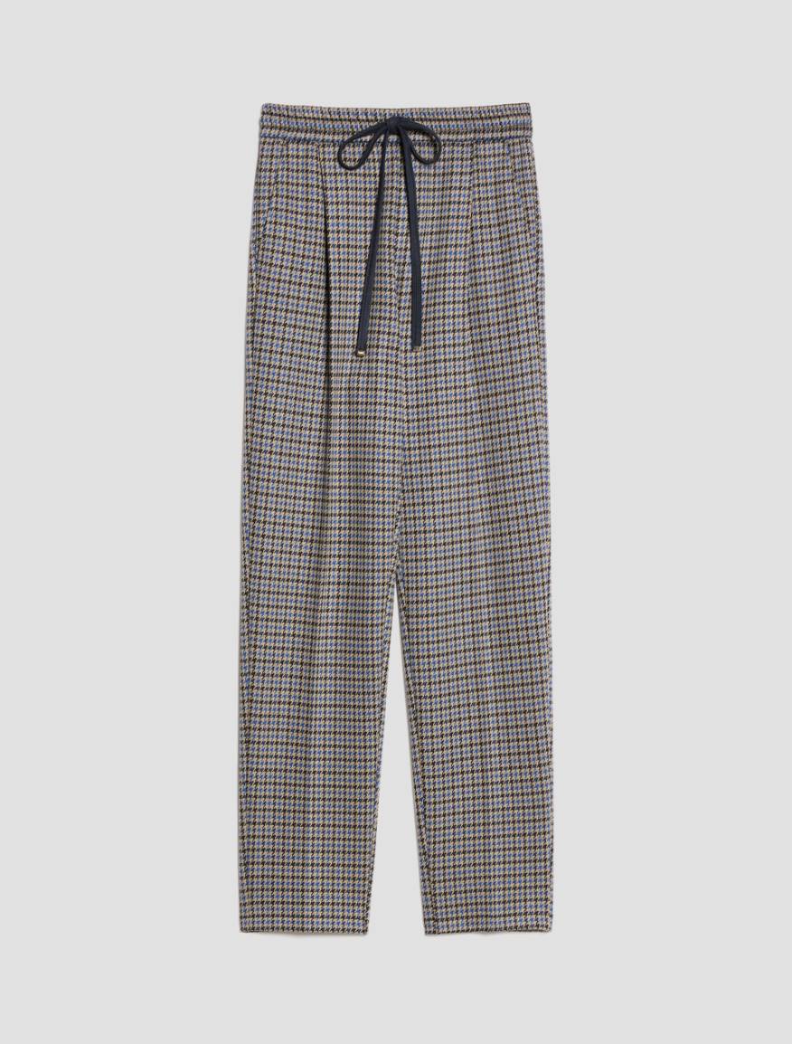 Jacquard jersey trousers - NAVY - Pennyblack - 2