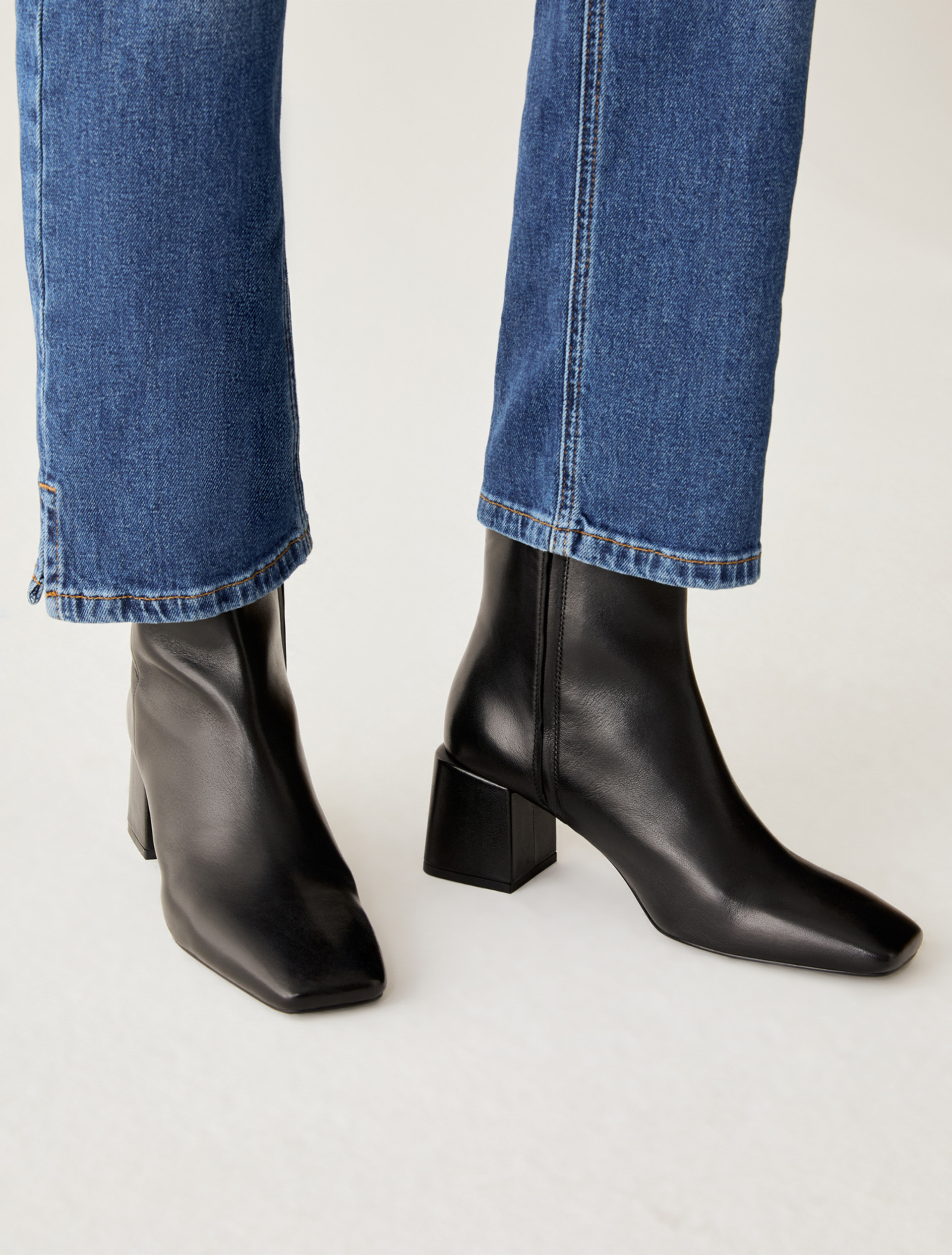 Smooth leather boots - BLACK - Pennyblack - 4