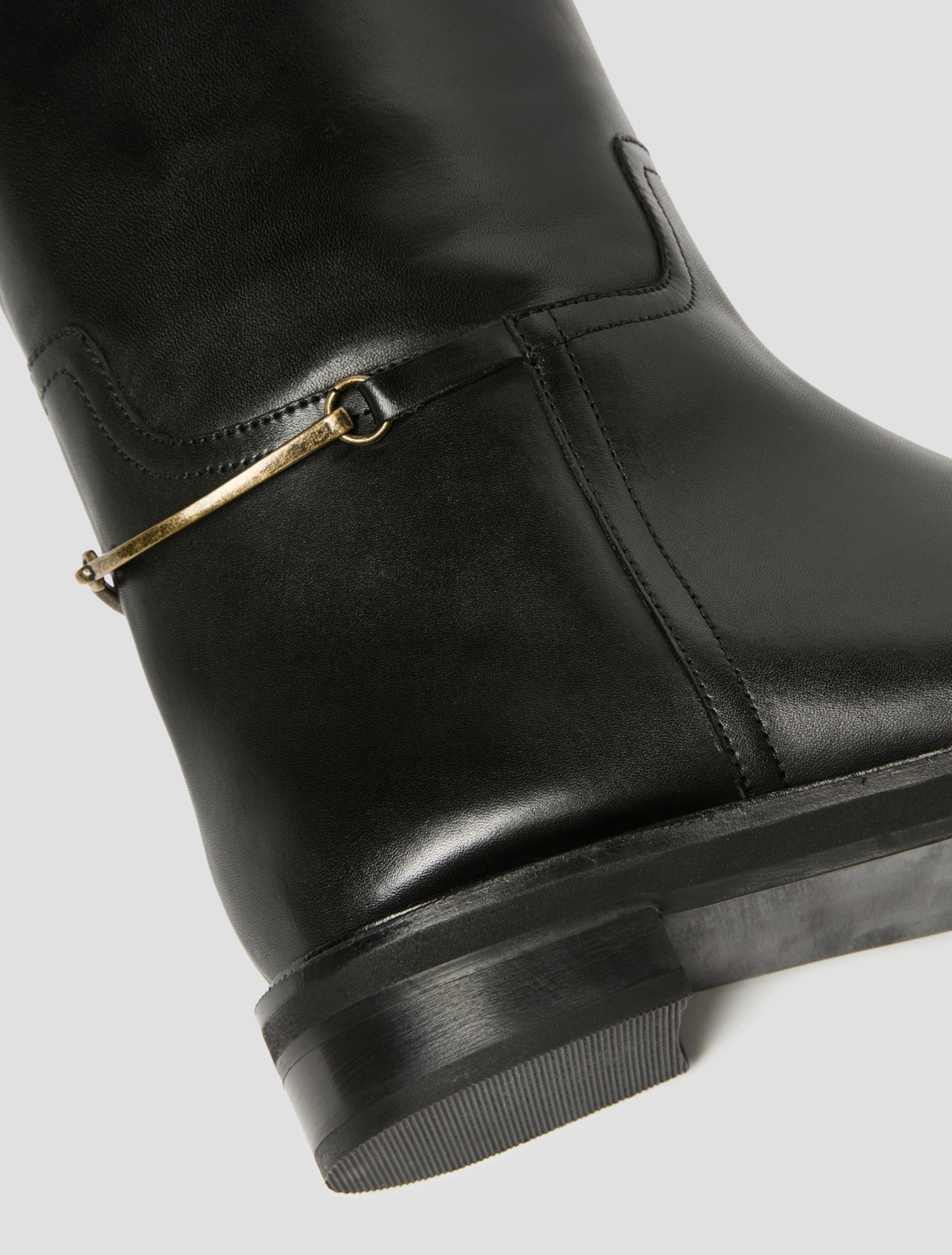 Smooth leather boots - BLACK - Pennyblack - 3