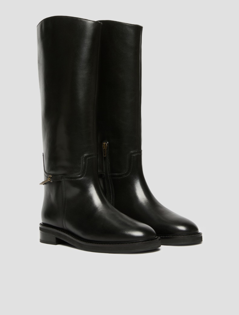 Smooth leather boots - Pennyblack - 6