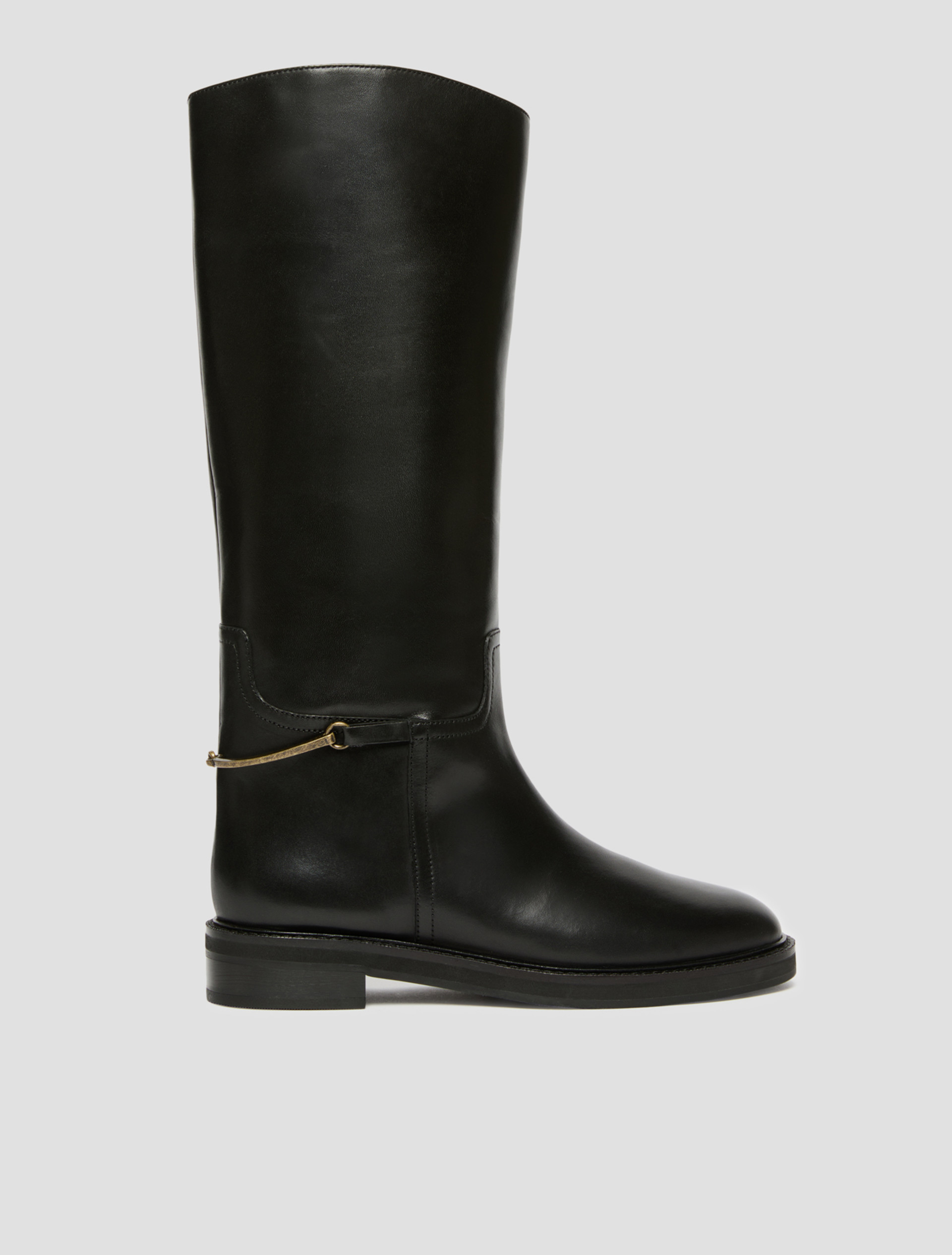 Smooth leather boots - BLACK - Pennyblack - 1