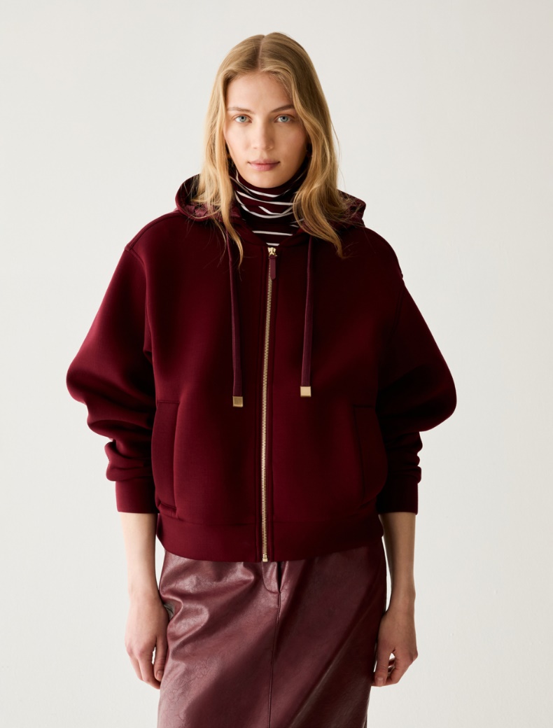 Mixed-material bomber jacket - Pennyblack