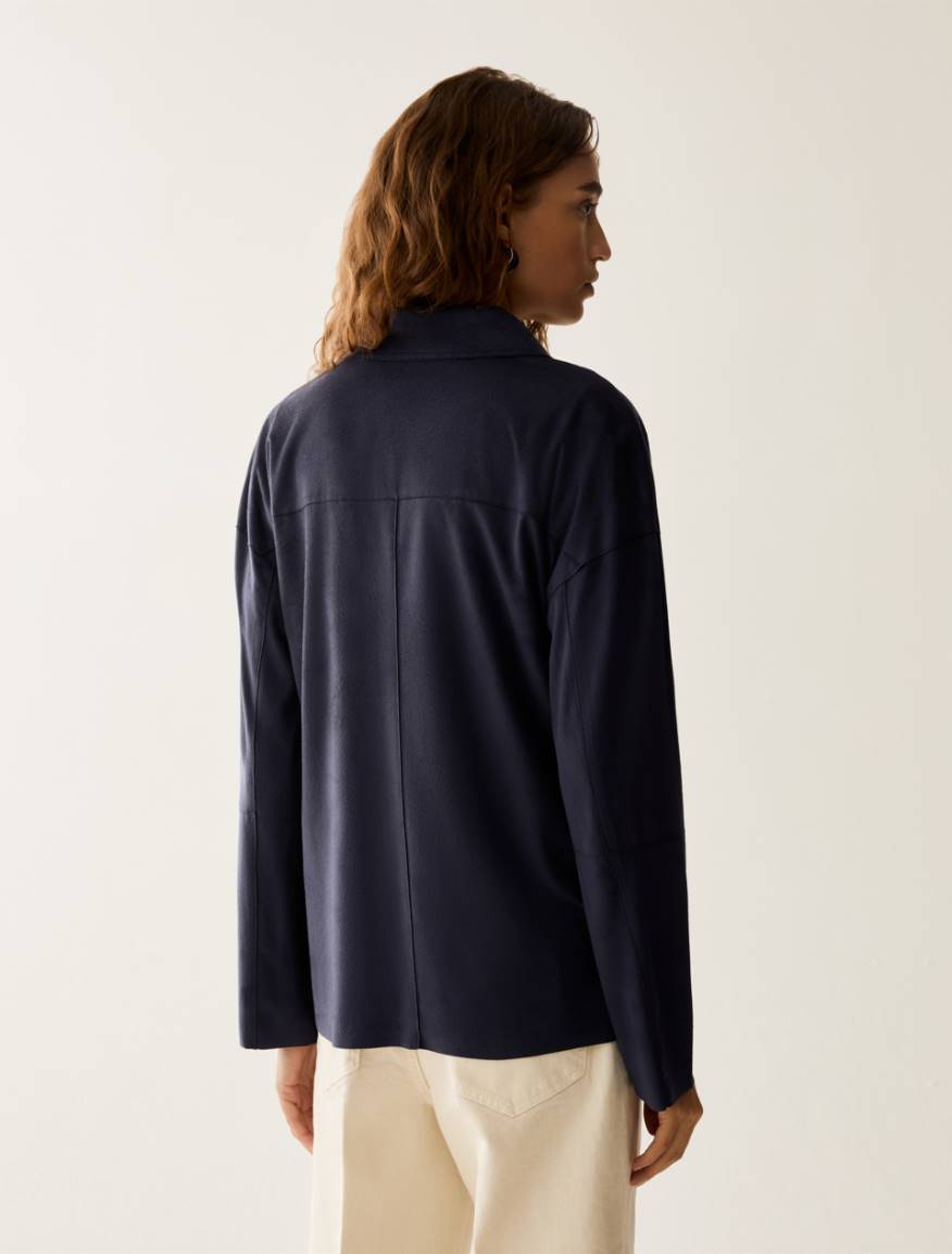 Soft jersey blazer - NAVY - Pennyblack - 3