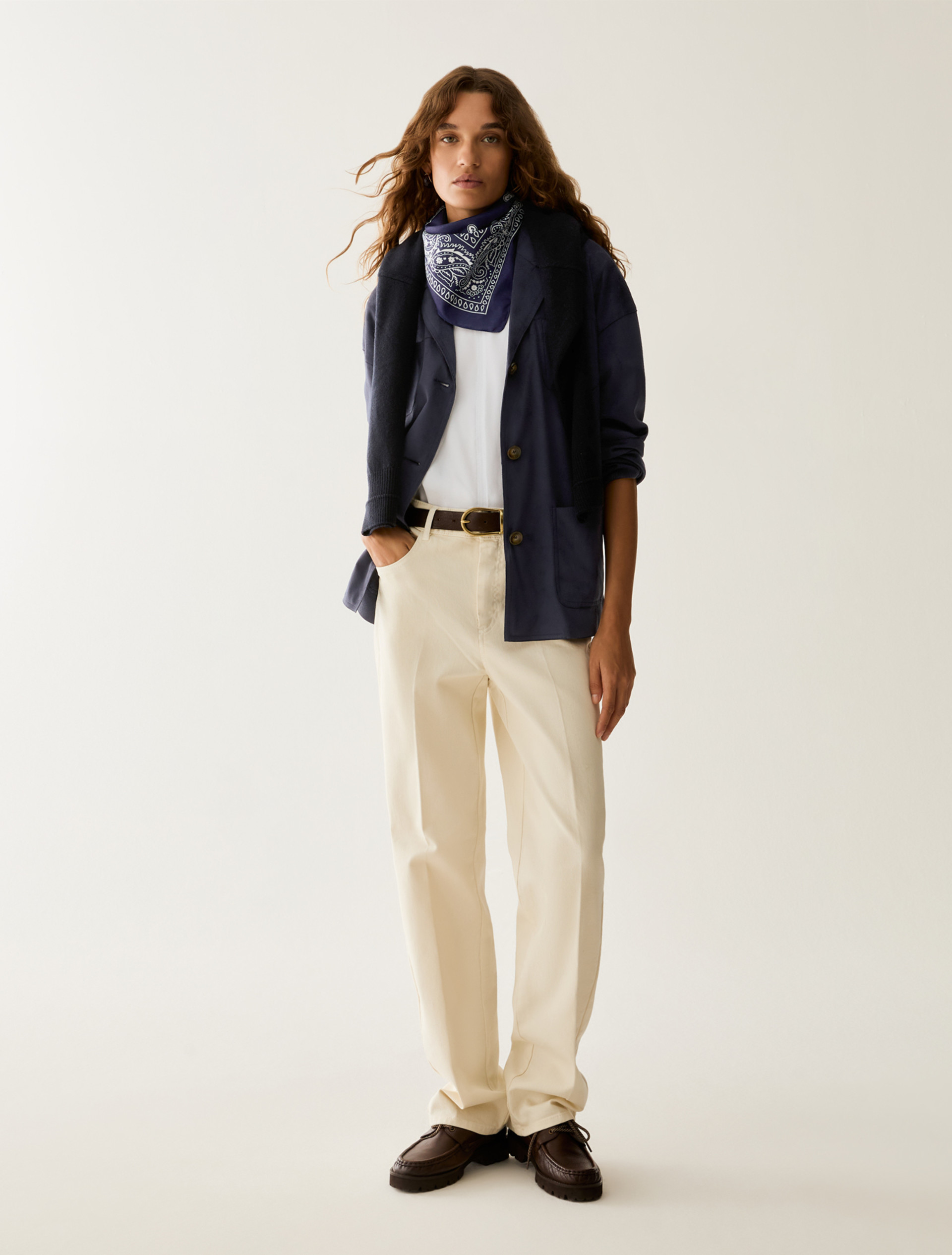 Soft jersey blazer - NAVY - Pennyblack - 5