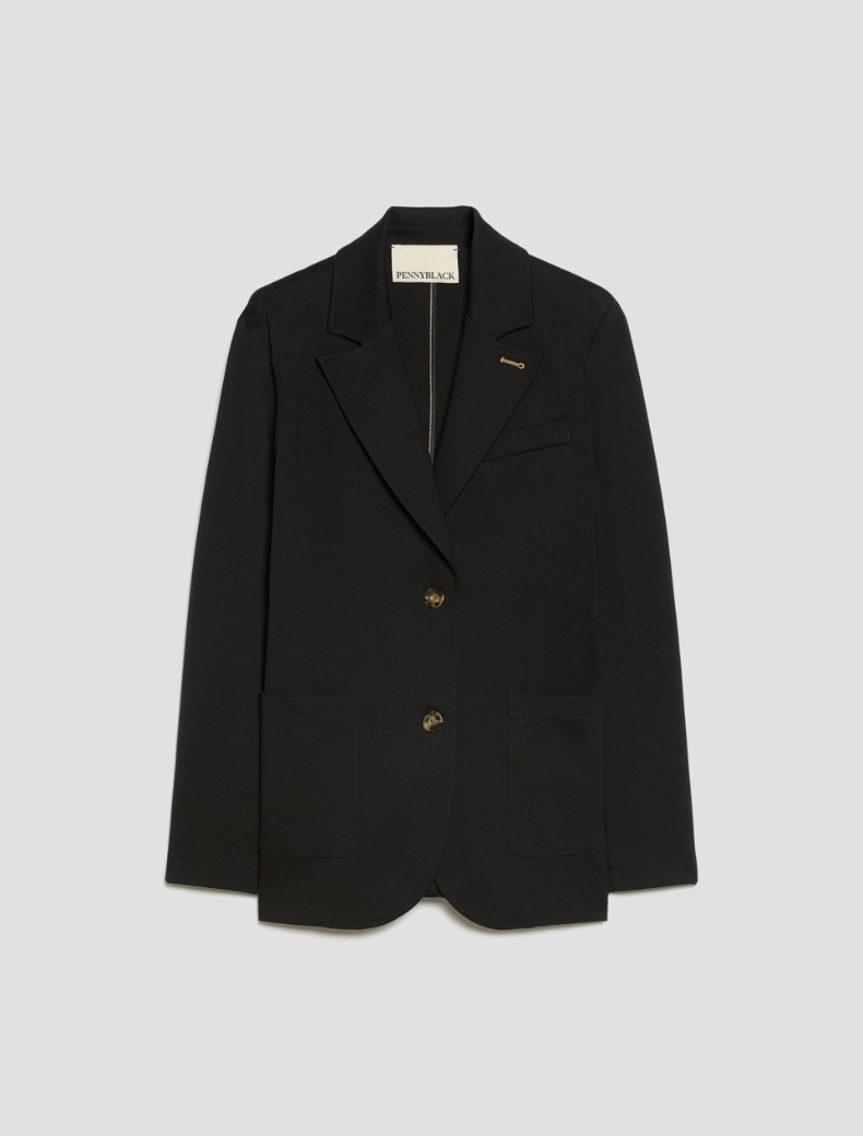 Milan stitch jersey blazer - Pennyblack - 2