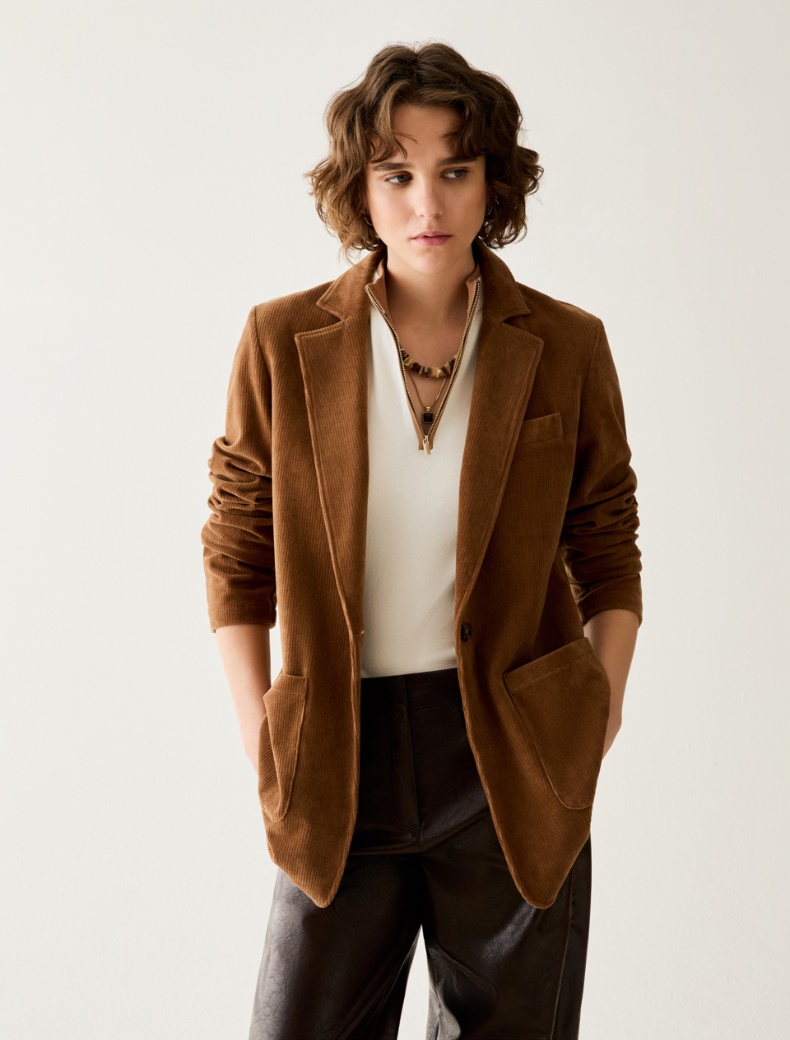 Velvet jersey blazer - Pennyblack - 6
