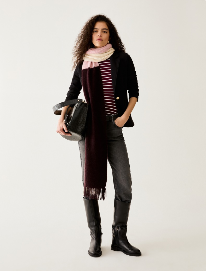 Slim-fit piqué jersey blazer - Pennyblack - 5