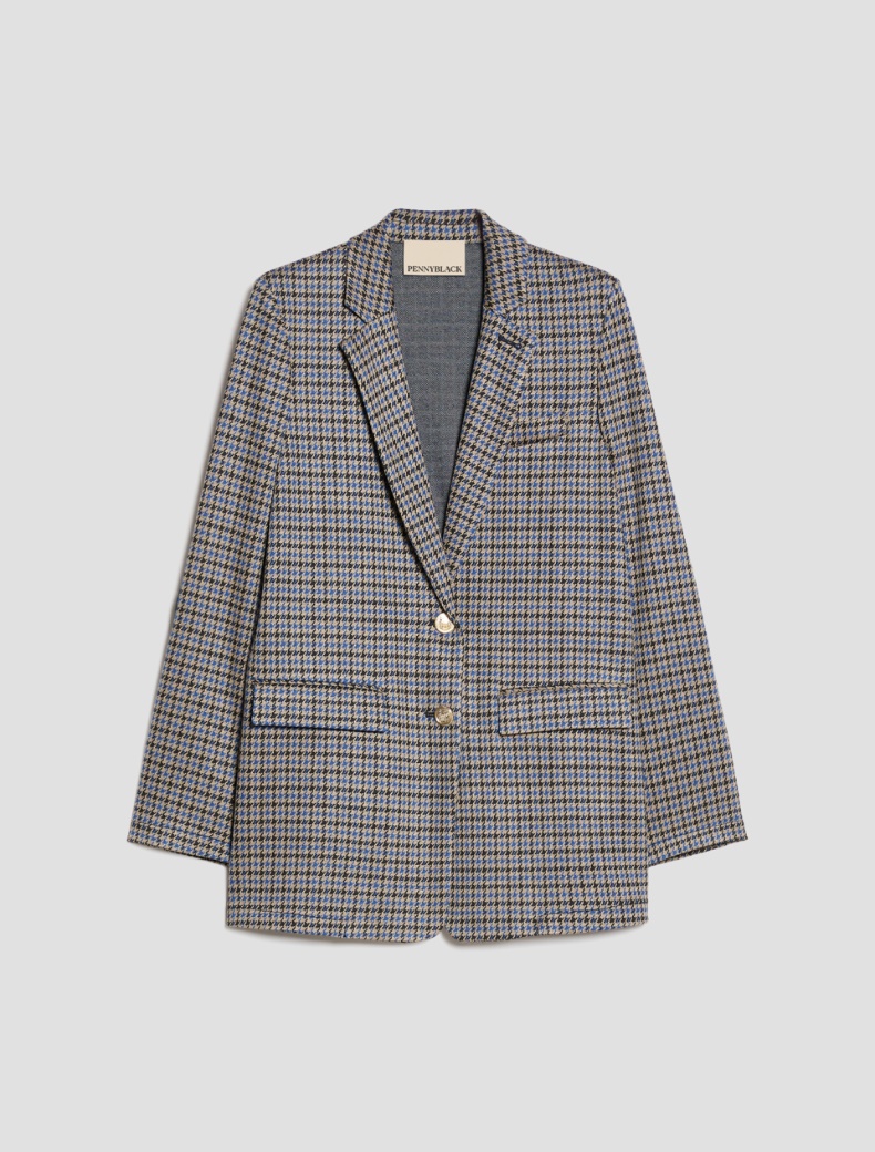 Jacquard jersey blazer - Pennyblack - 2