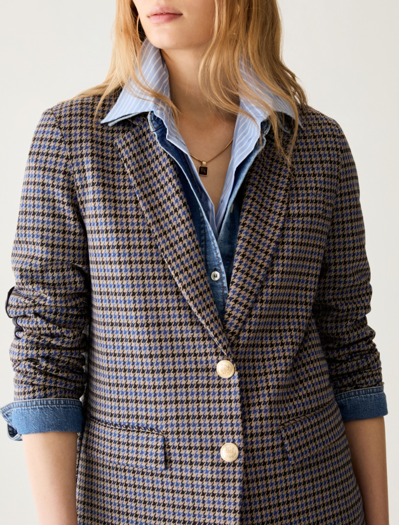 Jacquard jersey blazer - Pennyblack - 4