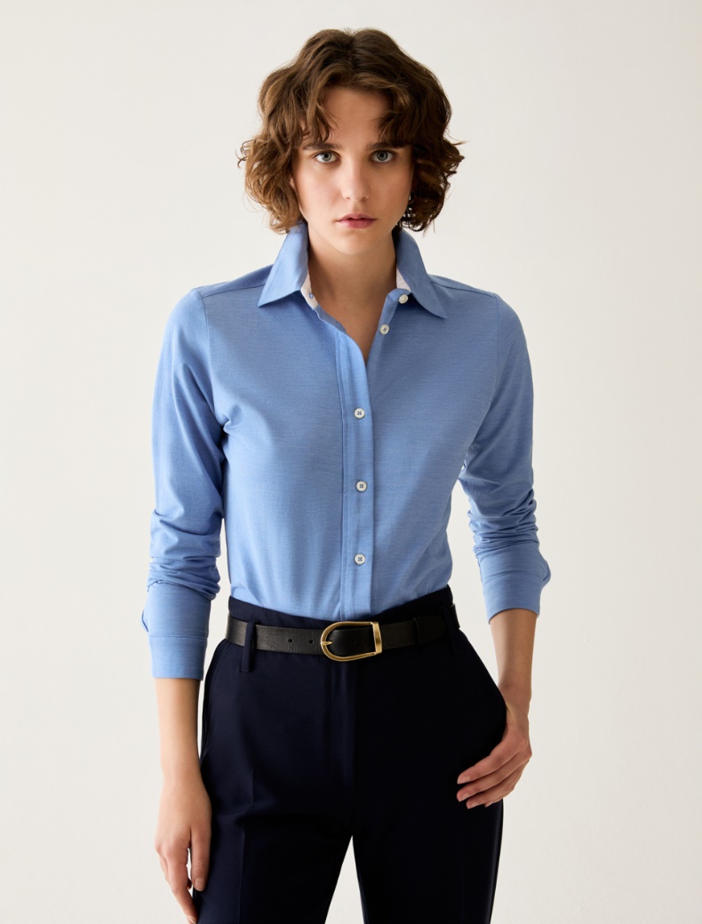 Slim cotton jersey shirt - Pennyblack - 6